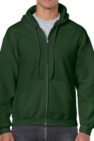 Gildan GN960 - Mens All-Season Full Zip Hoodie with Kangaroo Pockets
