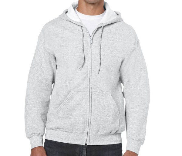 Gildan GN960 - Men's All-Season Full Zip Hoodie with Kangaroo Pockets