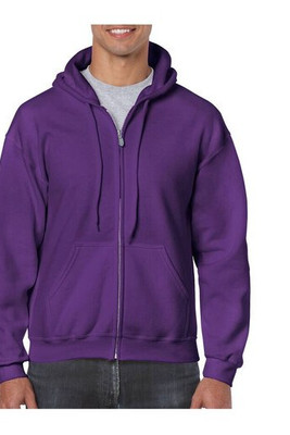 Gildan GN960 - Felpa con cappuccio da uomo con zip grande