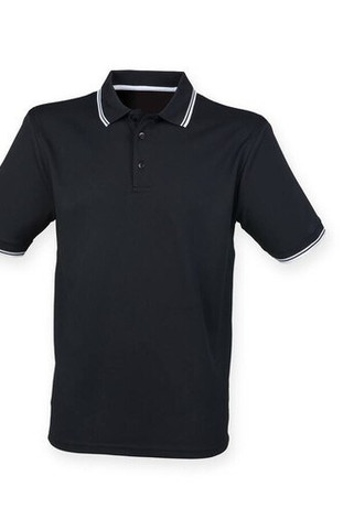 HENBURY HY482 - Polo col et manches contrastés