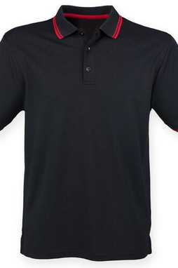 Henbury HY482 - Polohemd mit kontrastfarbenen Kragen und Ärmeln