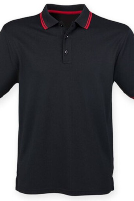 HENBURY HY482 - Polo col et manches contrastés