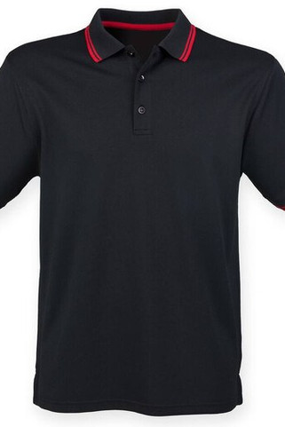 Henbury HY482 - Polo collar and contrasting sleeves