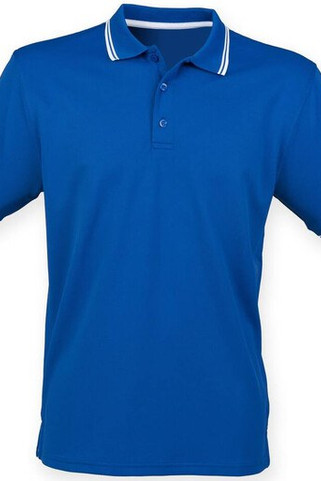 Henbury HY482 - Polo collar and contrasting sleeves