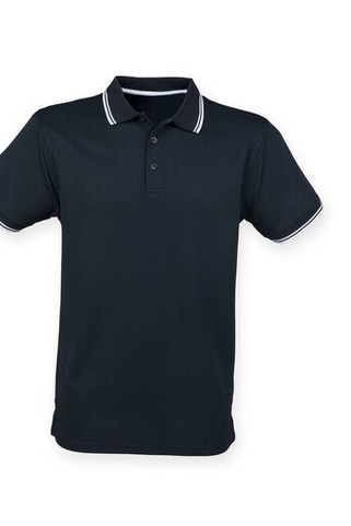 Henbury HY482 - Polo collar and contrasting sleeves