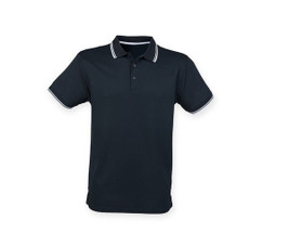 HENBURY HY482 - Polo col et manches contrastés