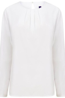 Henbury HY598 - Women's Long Sleeve Blouse