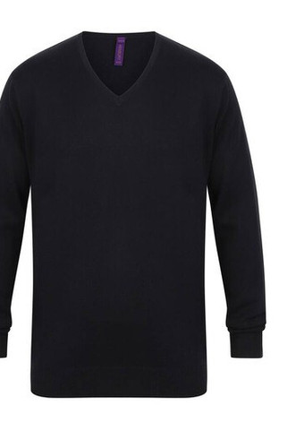 Henbury HY720 - Henbury Mens Classic V-Neck Sweater