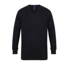 Henbury HY720 - Herren-Pullover mit V-Ausschnitt