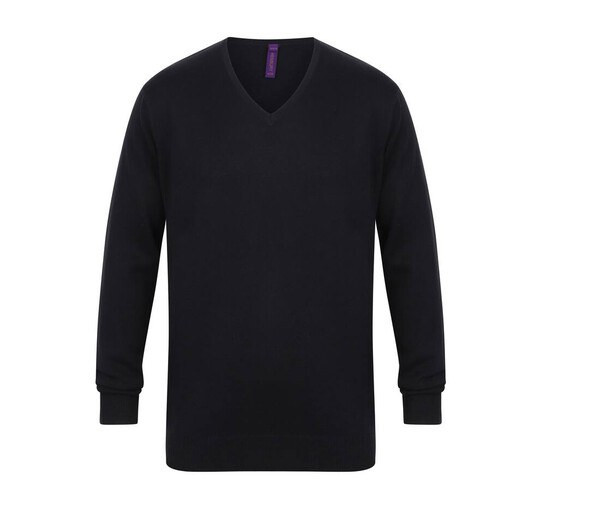 Henbury HY720 - Herren-Pullover mit V-Ausschnitt