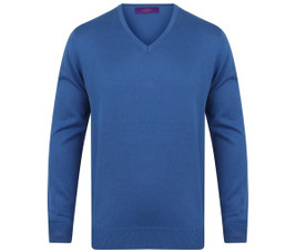 Henbury HY720 - Genser med V-hals for menn