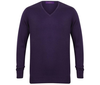 Henbury HY720 - Henbury Mens Classic V-Neck Sweater