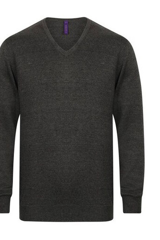 Henbury HY720 - Henbury Mens Classic V-Neck Sweater