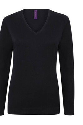 HENBURY HY721 - Damen Pullover mit V-Ausschnitt