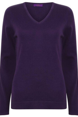 HENBURY HY721 - Pull Élégant Femme Col V Henbury Confort