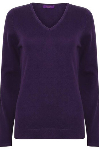 Henbury HY721 - Womens v-neck sweater
