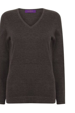 HENBURY HY721 - Pull Élégant Femme Col V Henbury Confort
