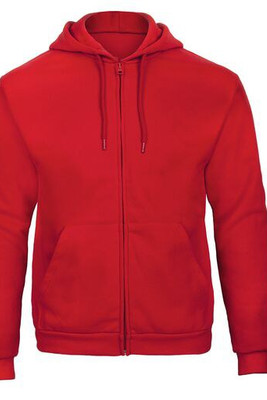 B&C ID205 - Comfortabele Fruit of the Loom Hoodie met Rits