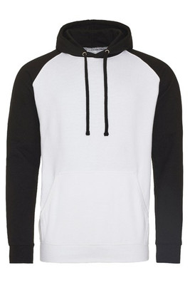 AWDIS JUST HOODS JH009 - Contrast Raglan Sleeve Baseball Hoodie