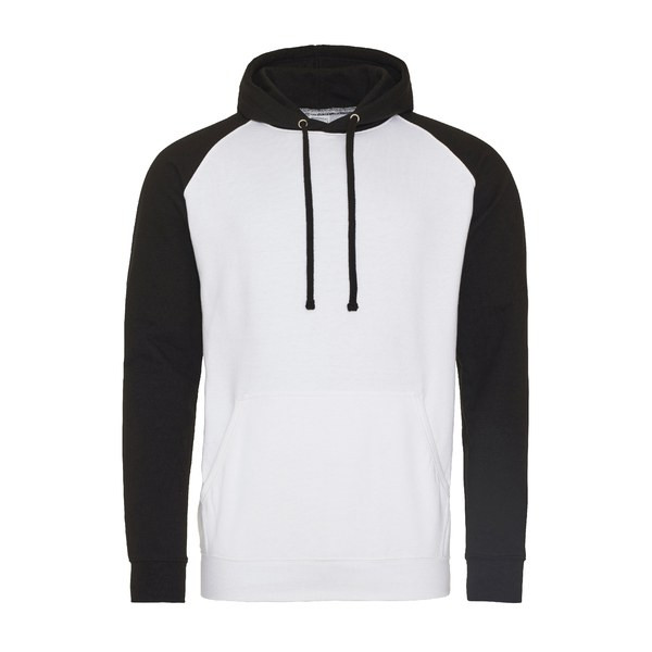 AWDIS JUST HOODS JH009 - Contrast Raglan Sleeve Baseball Hoodie