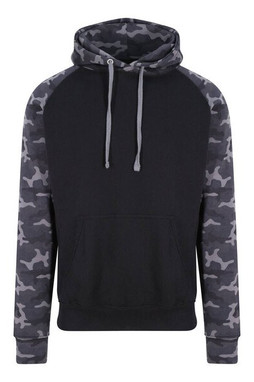 AWDIS JUST HOODS JH009 - Contrast Raglan Sleeve Baseball Hoodie