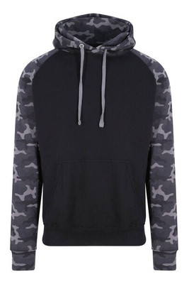 AWDIS JUST HOODS JH009 - Contrast Raglan Sleeve Baseball Hoodie