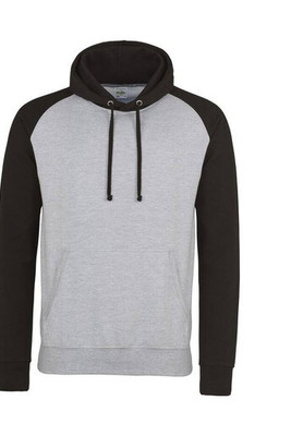 AWDIS JUST HOODS JH009 - Contrast Raglan Sleeve Baseball Hoodie