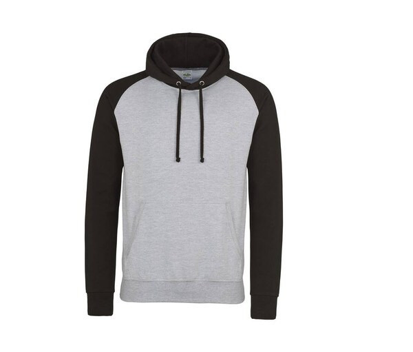 AWDIS JUST HOODS JH009 - Contrast Raglan Sleeve Baseball Hoodie