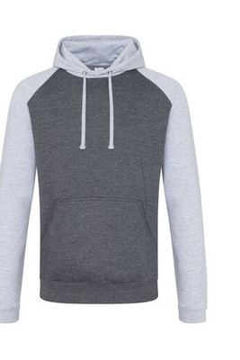 AWDIS JUST HOODS JH009 - Comfortabele Raglan Baseball Hoodie