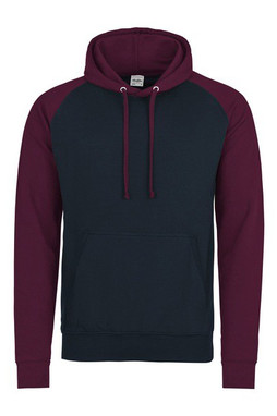 AWDIS JUST HOODS JH009 - Sweat à Capuche Style Baseball Confortable