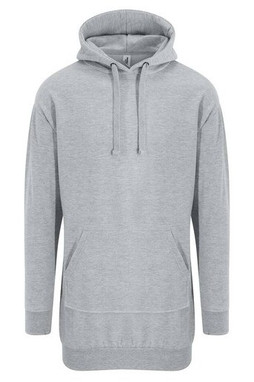 AWDIS JUST HOODS JH015 - Cozy Fleece Hooded Sweater Dress with Kangaroo Pocket