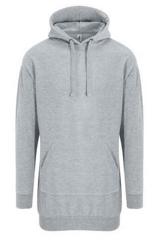 AWDIS JUST HOODS JH015 - Cozy Fleece Hooded Sweater Dress with Kangaroo Pocket