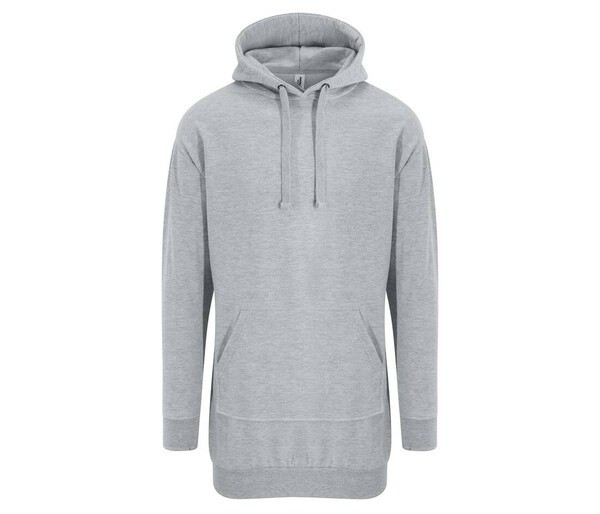 AWDIS JUST HOODS JH015 - Cozy Fleece Hooded Sweater Dress with Kangaroo Pocket