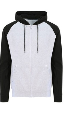 AWDIS JUST HOODS JH063 - Baseball-Sweatshirt mit Reißverschluss
