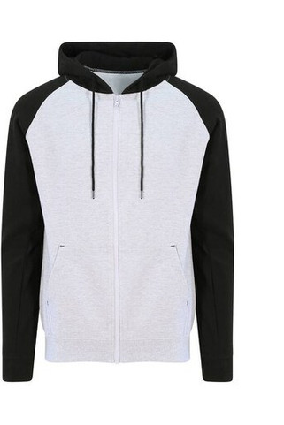 AWDIS JUST HOODS JH063 - Zipped Baseball Sweatshirt