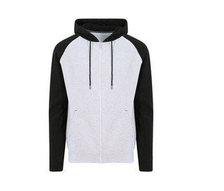 AWDIS JUST HOODS JH063 - Sweat Baseball Zippé