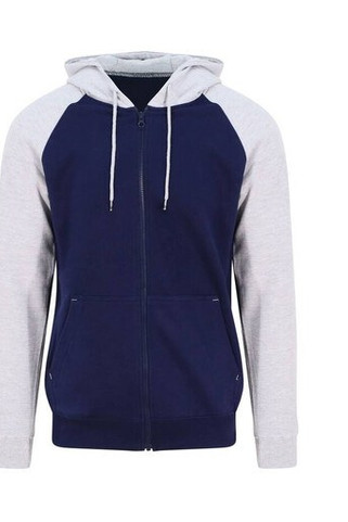 AWDIS JUST HOODS JH063 - Baseball-Sweatshirt mit Reißverschluss