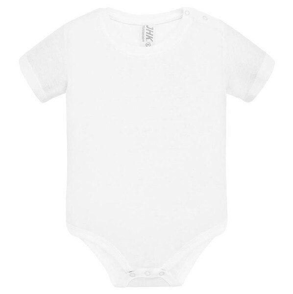 JHK JHK100 - Soft Cotton Baby Bodysuit with Easy Snap Closures