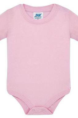 JHK JHK100 - Kuschelweicher Babybody mit Druckknöpfen