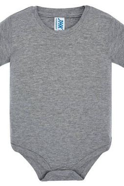 JHK JHK100 - Kuschelweicher Babybody mit Druckknöpfen