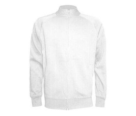JHK JK296 - Sweat Unisexe à Grand Zip et Col Haut