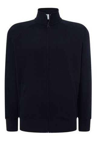 JHK JK296 - Unisex Classic Zip-Up Sweater with High Collar