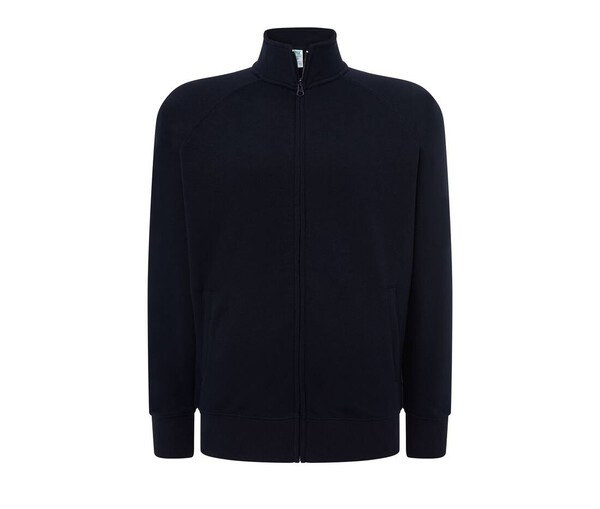 JHK JK296 - Unisex Classic Zip-Up Sweater with High Collar