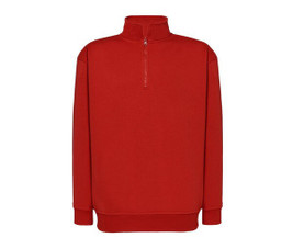 JHK JK298 - Sweatshirt à Col Zippé Confortable et Résistant