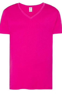 JHK JK401 - Ultra-Soft Enzyme Washed V-Neck Cotton Tee