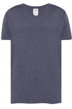 JHK JK401 - Ultra-Soft Enzyme Washed V-Neck Cotton Tee