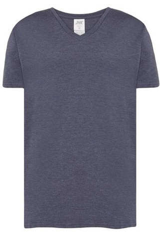 JHK JK401 - Ultra-Soft Enzyme Washed V-Neck Cotton Tee