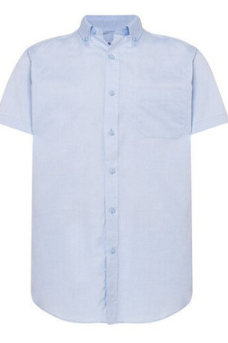 JHK JK605 - Camicia da uomo a maniche corte Oxford