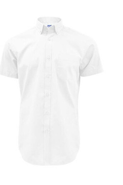 JHK JK611 - Elegant Mens Short Sleeve Poplin Shirt