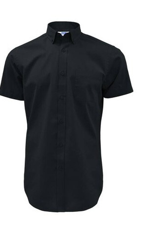 JHK JK611 - Elegant Mens Short Sleeve Poplin Shirt